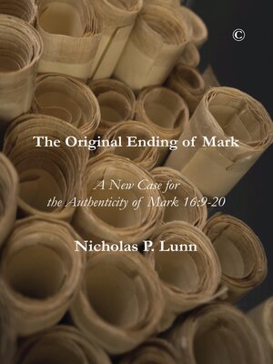 cover image of The Original Ending of Mark
